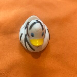 Rubber duck black-and-white